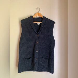 Carroll Reed wool sweater vest unisex? Grandpa vintage